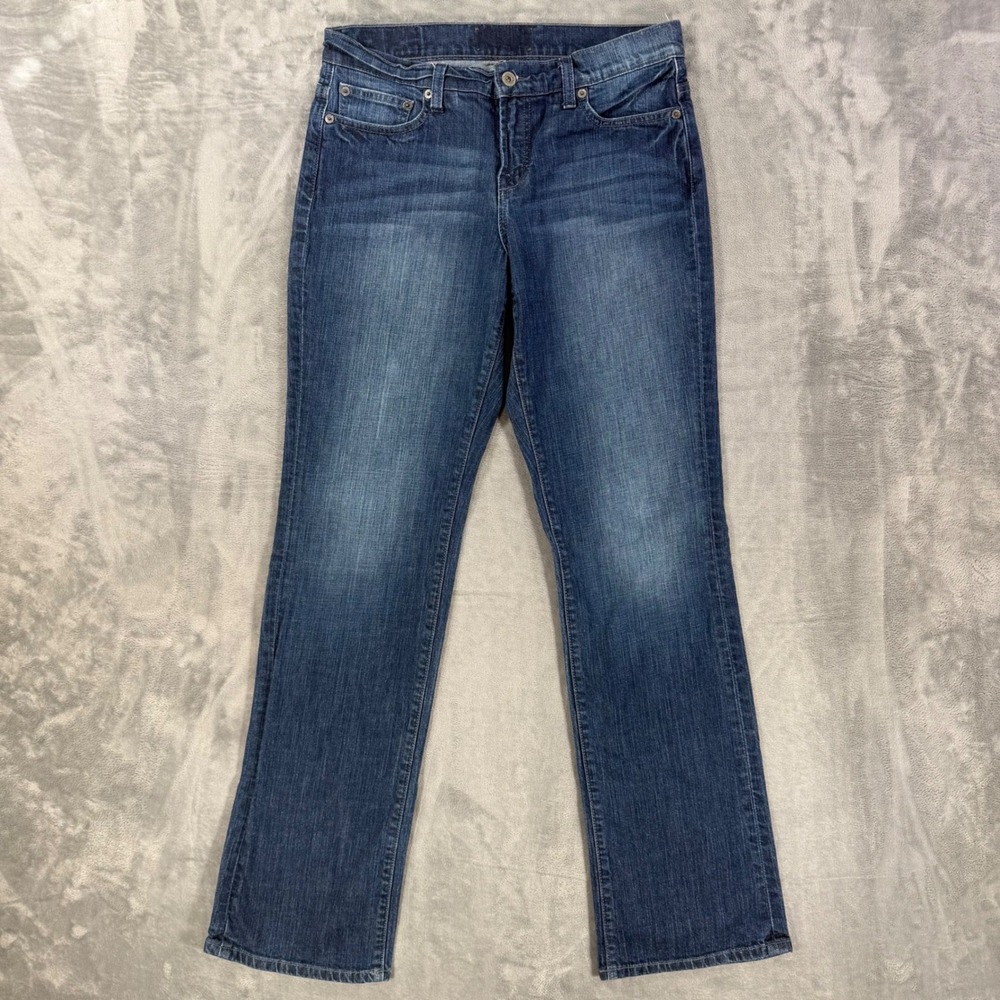 Lucky Brand Easy Rider Jeans Womens Size 29 Dark Blue Straight Leg Denim